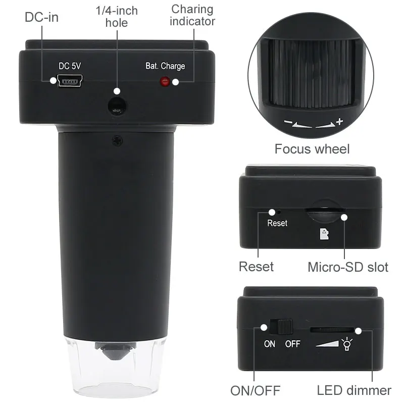 1080P HD 200X Wireless WIFI Mo - Electronics Repair Lab recension och pris