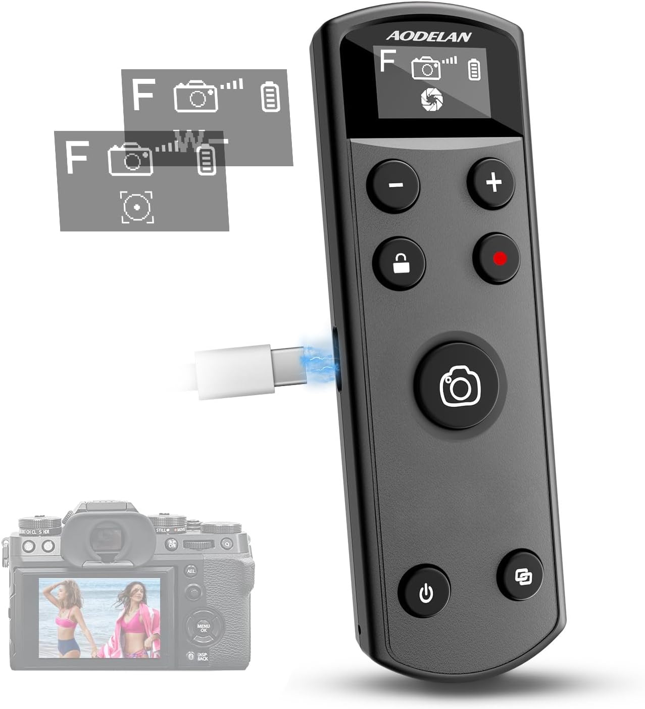 Black USB-C Rechargeable Remot - Fujifilm Camera X100Vi recension och pris