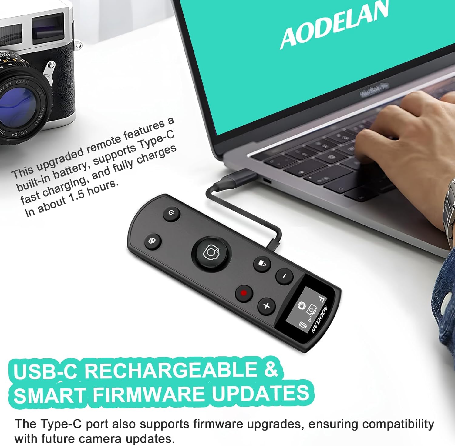 Black USB-C Rechargeable Remot - Fujifilm Camera X100Vi recension och pris