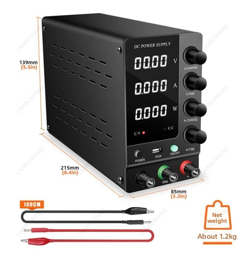 0‑32V 0‑6A Digital Variable Re - Electronics Repair Lab recension och pris
