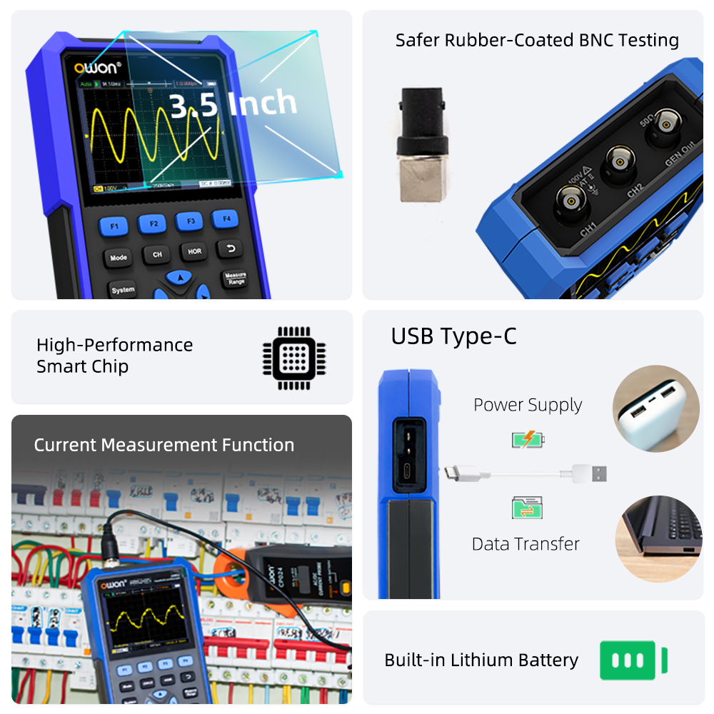 OWON HDS200 Series Handheld Di - Electronics Repair Lab recension och pris