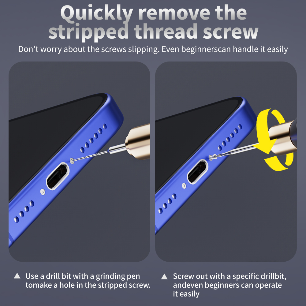 2Pcs Sliding Drill Bit Alloy S - Electronics Repair Manual recension och pris