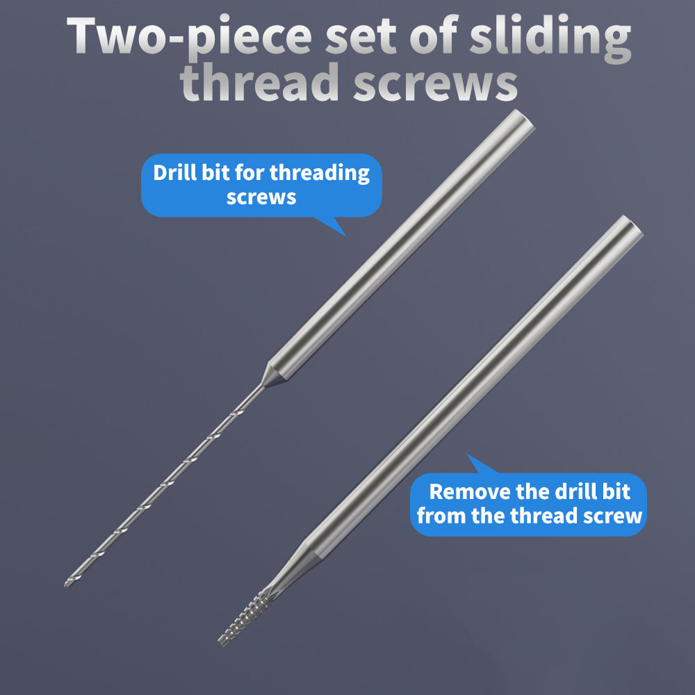 2Pcs Sliding Drill Bit Alloy S - Electronics Repair Manual recension och pris