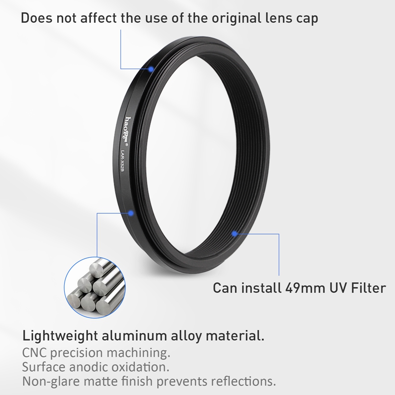 Haoge Lens Filter Adapter Ring - Fujifilm Camera X100Vi recension och pris